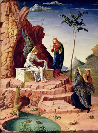 Sante donne al sepolcro di Cristo, dopo Mantegna, 1869 da George, 9th Earl of Carlisle Howard