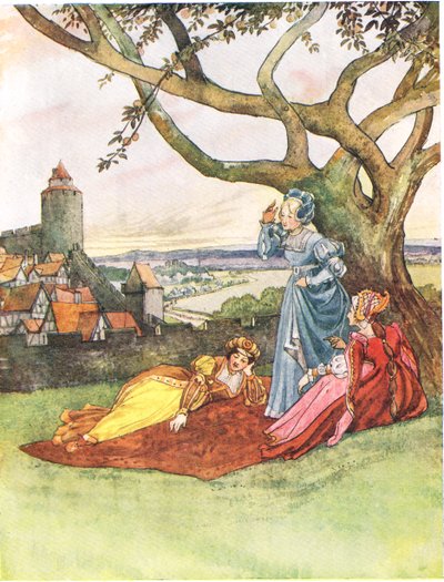 Le tre principesse, illustrazione da 