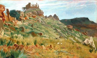 Tempio di Giunone Lacina, Agrigento, Sicilia da George 9th Earl of Carlisle Howard