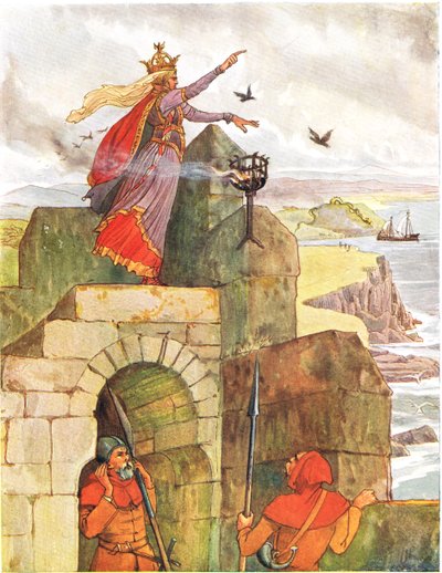 Il verme di Spindleston Heugel, illustrazione da 