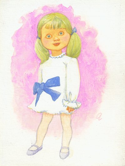 Bambina con Fiocco, Anni 