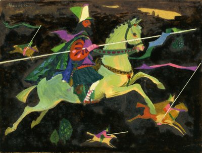 Cavaliere Notturno con Lance, Anni 