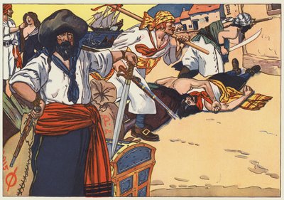 I pirati attraversavano le strade, bruciando, saccheggiando e uccidendo da George Alfred Williams