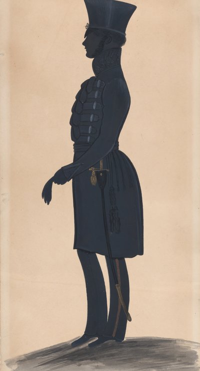 Colonnello H.J. Daniell, a Figura Intera a Sinistra, 1827-44 da George Angelo Crowhurst