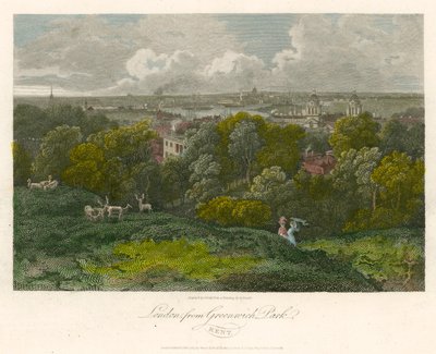 Londra dal Greenwich Park, Kent da George Arnald