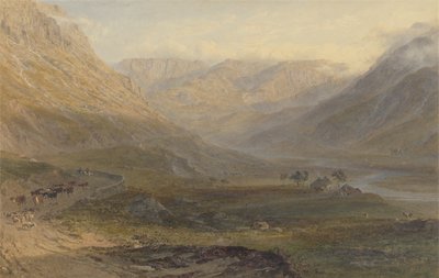 Nant Francon, Galles del Nord, 1862 da George Arthur Fripp