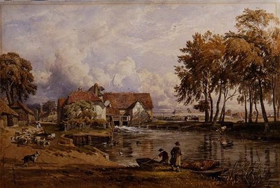 Mulino di Streatley: Sul Tamigi da George Arthur Fripp
