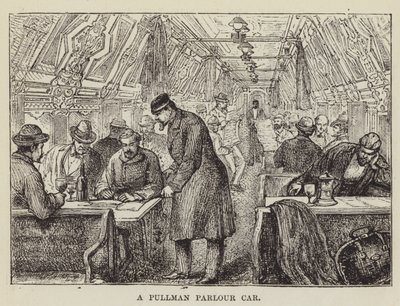 Una carrozza salotto Pullman da George Augustus Sala