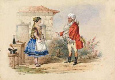 Adina e Dr. Dulcamara, Scena da L