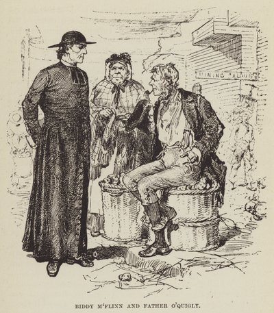 Biddy MFlinn e Padre OQuigly da George Augustus Sala