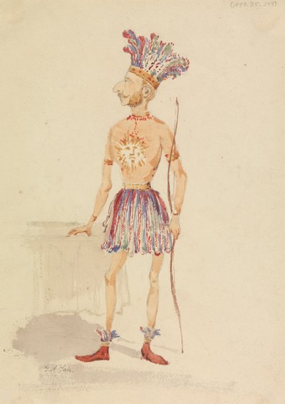 Inglese in costume Inca da George Augustus Sala