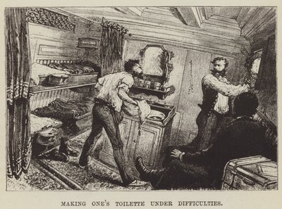 Farsi la toilette con difficoltà da George Augustus Sala