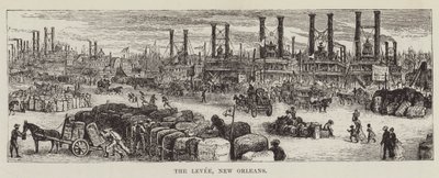 Il molo, New Orleans da George Augustus Sala