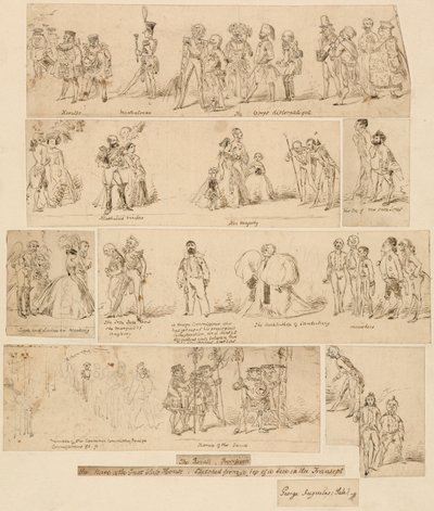La processione reale da George Augustus Sala