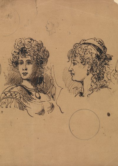 Due teste femminili da George Augustus Sala
