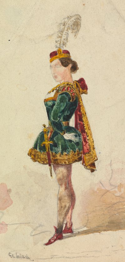 Donna in Costume da George Augustus Sala
