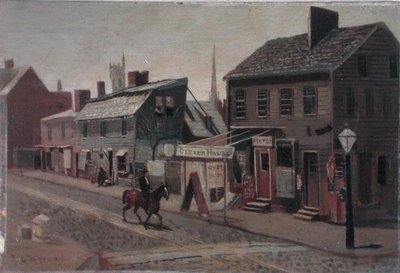 Angolo sud-ovest di 13th e Race Street, c.1875 da George Bacon Wood