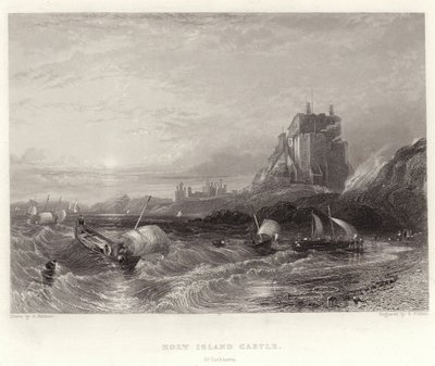 Castello di Holy Island, St Cuthberts da George Balmer