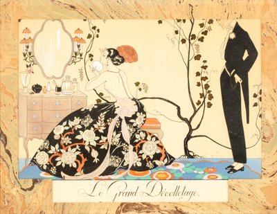 Le Grand Décolletage, da Le Bonheur du Jour ou, Les Graces à la Mode da George Barbier