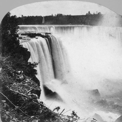 Cascate Horseshoe viste da Goat Island, Cascate del Niagara da George Barker