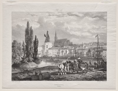 Viaggi pittoreschi e romantici nella vecchia Francia (Languedoc II, parte I): Castelnaudary da George Barnard