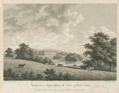 Trentham Hall (incisione) da George Barrett