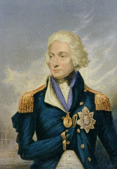 Horatio, Visconte Nelson (1758-1805) da George Baxter