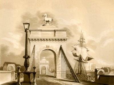 Ponte di Norfolk, New Shoreham da George Baxter