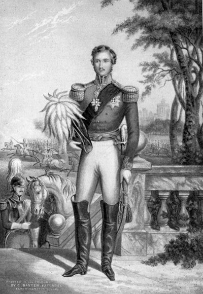 Principe Alberto di Sassonia-Coburgo-Gotha, consorte della regina Vittoria, c1840-1861, 1910 da George Baxter