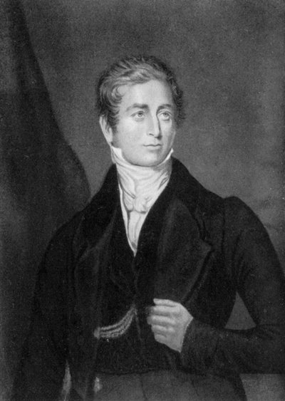 Sir Robert Peel, II baronetto, Primo Ministro britannico, 1853 1910 da George Baxter