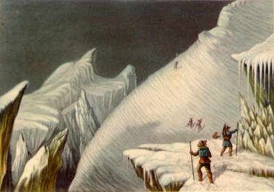 Fase nella salita del Monte Bianco, c1853, 1946 da George Baxter