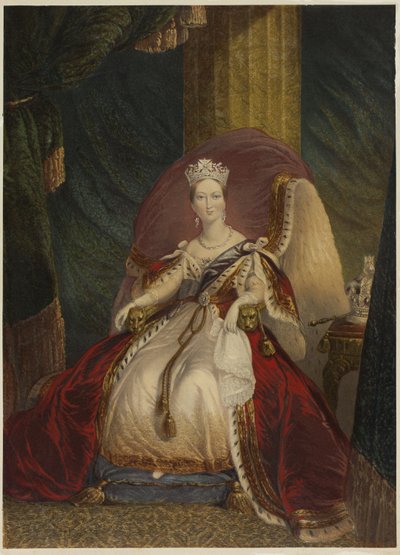 Vittoria, Regina di Gran Bretagna, India, ecc. da George Baxter