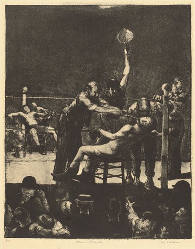 Tra i round, grande, prima pietra da George Bellows