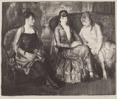 Elsie, Emma e Marjorie, seconda pietra da George Bellows