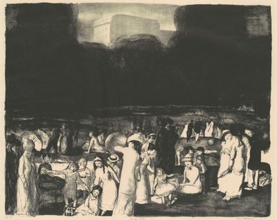Nel parco, buio da George Bellows