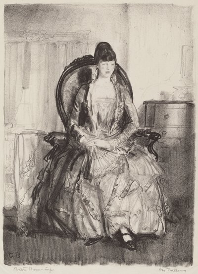 Signora con un Ventaglio da George Bellows