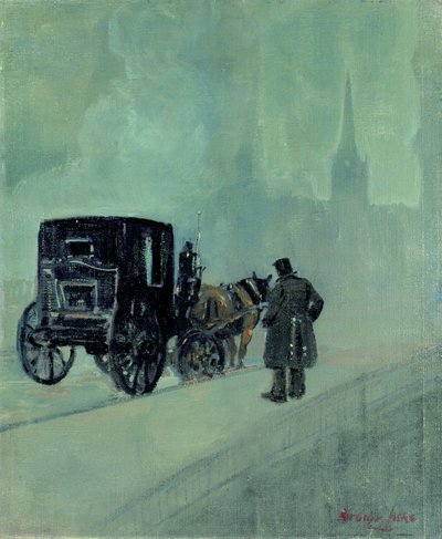 Una notte nebbiosa da George Benjamin Luks