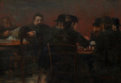 Giocatori di scacchi da George Benjamin Luks