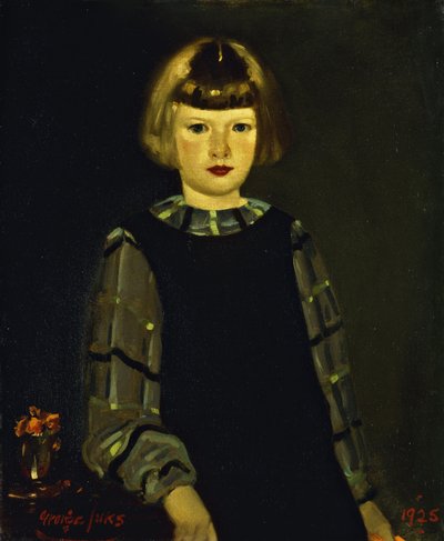Ritratto di Miss Ruth Breslin da George Benjamin Luks