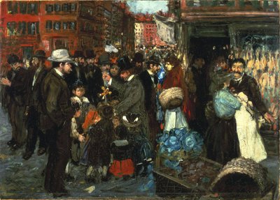 Scena di strada (Hester Street) da George Benjamin Luks