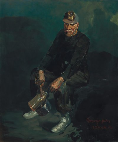 Il capo dei pompieri, 1925 da George Benjamin Luks