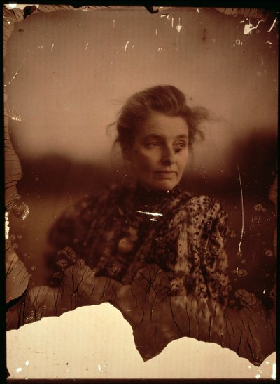 Fotografia di ritratto di Beatrice Webb (1858-1943) da George Bernard Shaw