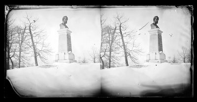Busto di Payne, Prospect Park, Brooklyn, 1872-87 da George Bradford Brainerd