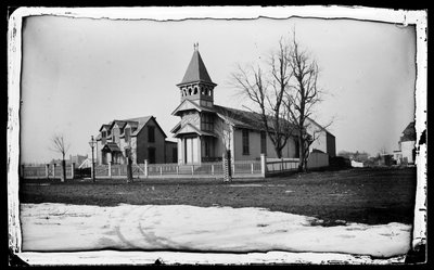 Missione Riformata, Flatbush, Brooklyn, c.1872-87 da George Bradford Brainerd