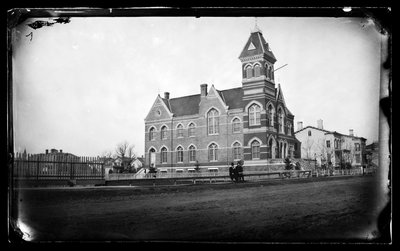 Municipio, Flatbush, Brooklyn, c.1872-87 da George Bradford Brainerd