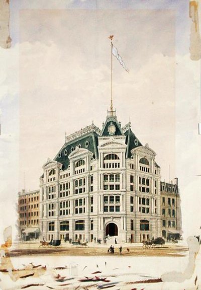 Edificio della Mutual Life Insurance Company da George Browne Post
