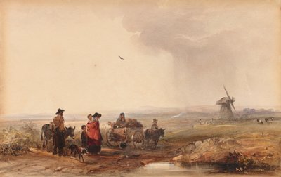 Campo zingaro, Olanda, 1800 da George Bryant Campion