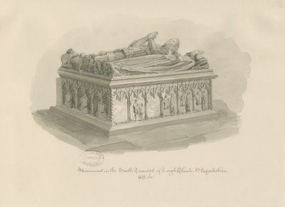Chiesa di Leigh - Monumento di Sir John Aston da George Buckler