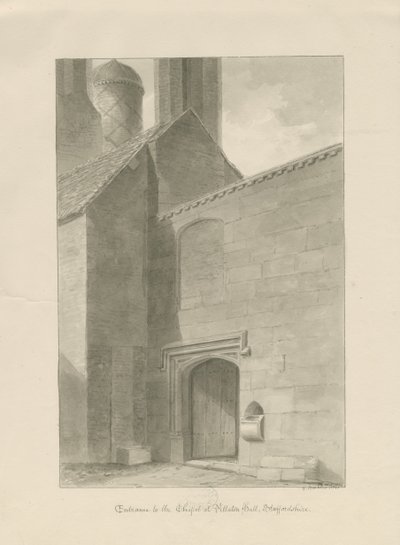 Pillaton Hall - Ingresso della Cappella da George Buckler