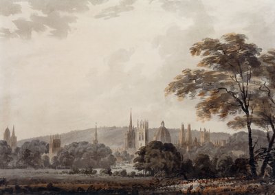 Veduta delle Torri e Guglie di Oxford, Oxfordshire da George Bulteer Fisher